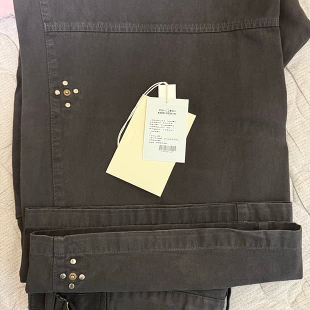 [3] 폴리테루 1011 리벳 고시마 빈티지 차콜(징시마)