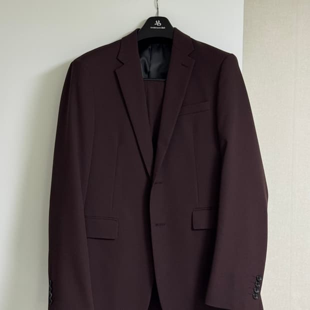 <52/52> 티아이포맨 다크초콜릿 울 정장 셋업