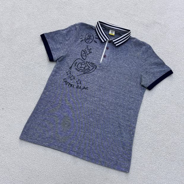 100 까스텔바작 남성 린넨 반팔 0420E