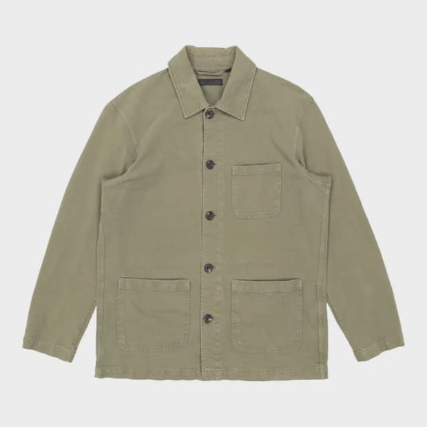 유니클로 워크 자켓 올리브 L