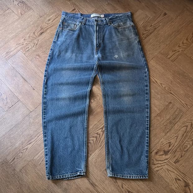 [36]00's 리바이스 USA 550 맥시코제 빈티지 워싱 데님 팬츠