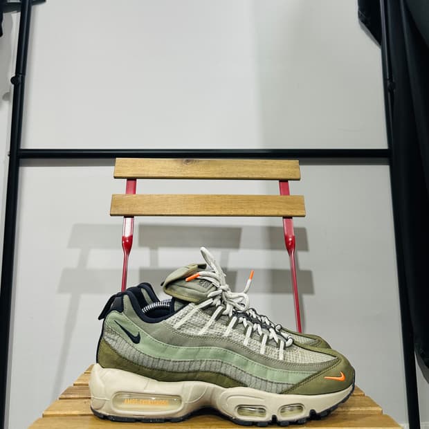 285) 나이키 운동화 남성 남자 신발 에어맥스 95 SE 미디움 올리브