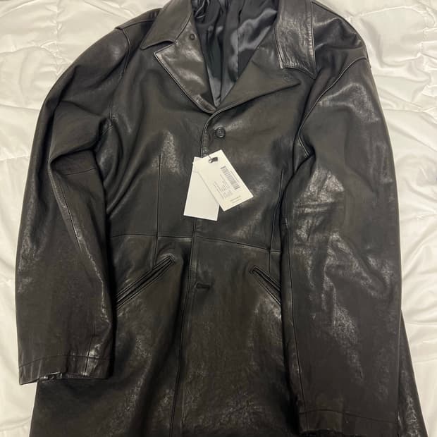 유스 워시드레더 m사이즈