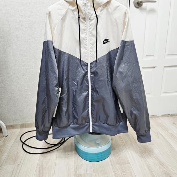 (110~115)2XL☆초대장급☆나이키 윈드러너 [화이트그레이] 바람막이