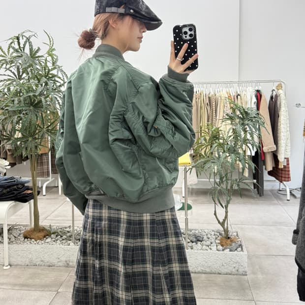 XL)알파인더스트리 리버시블 ma-1 플라이트 자켓