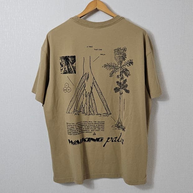 나이키 ACG 워킹트리 반팔 티셔츠 드라이핏 파라슈트 베이지 XXL