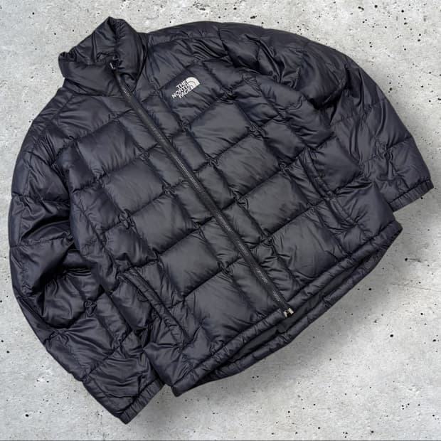 [100] 노스페이스 600다운 퀼팅 블랙 패딩 자켓 C85