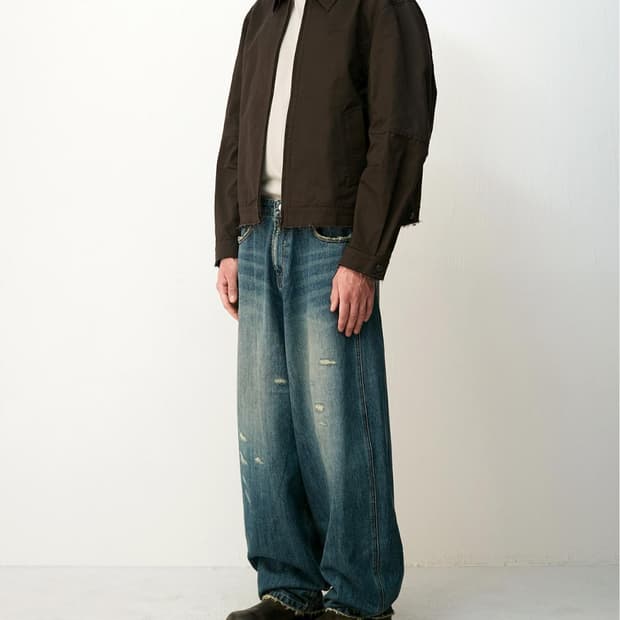 coor 코튼데미지 자켓