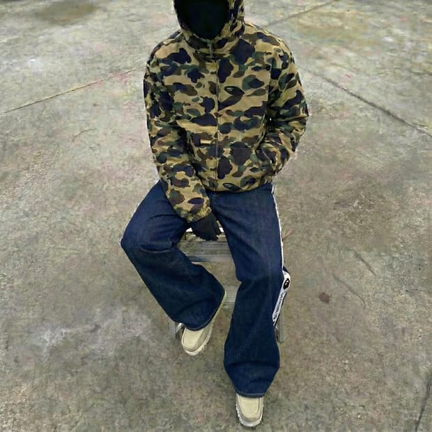 bape X sophia band windbreaker