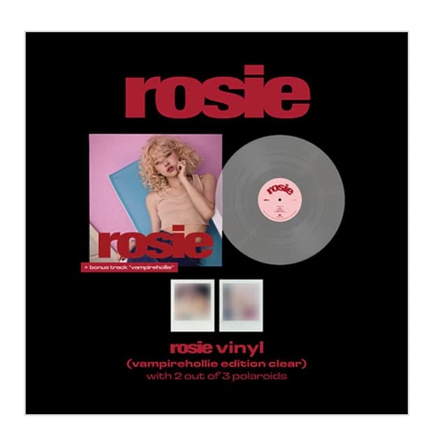 [미개봉] 로제 rosie Vampirehollie 에디션 클리어 LP