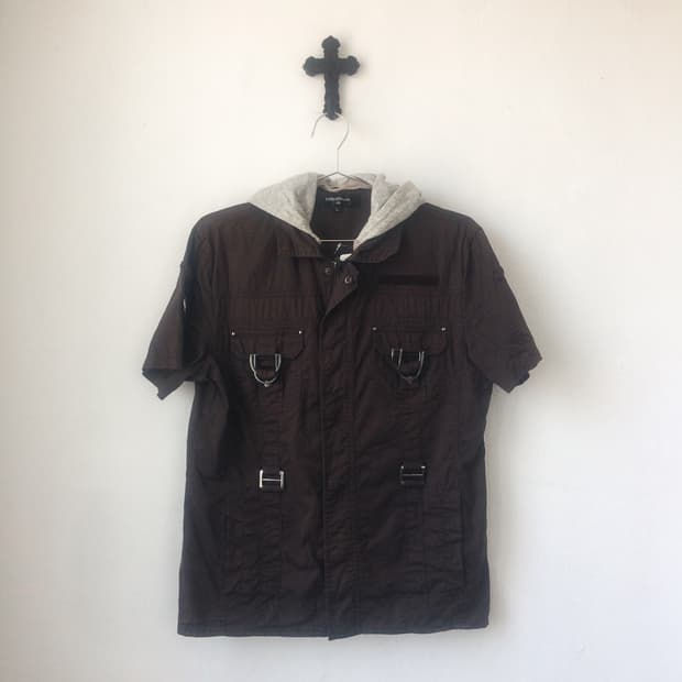 In the attic hood pocket jacket