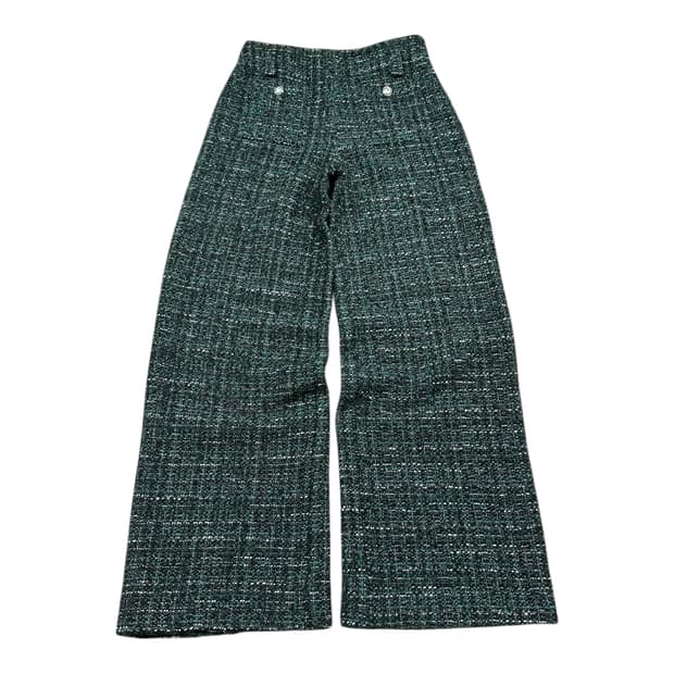 ✨ (바배) 마쥬 23FW 트위드 딥그린 팬츠 