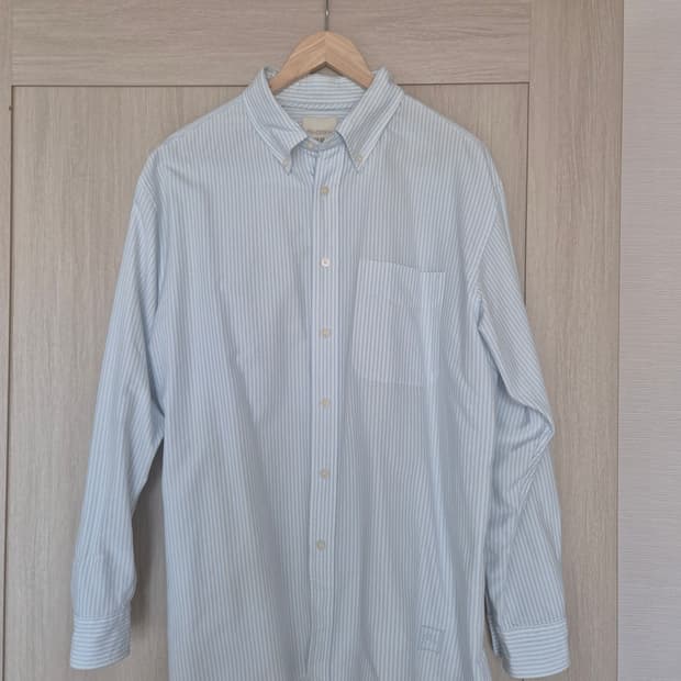 유니클로 jw앤더슨 스트라이프 옥스포드셔츠 L사이즈