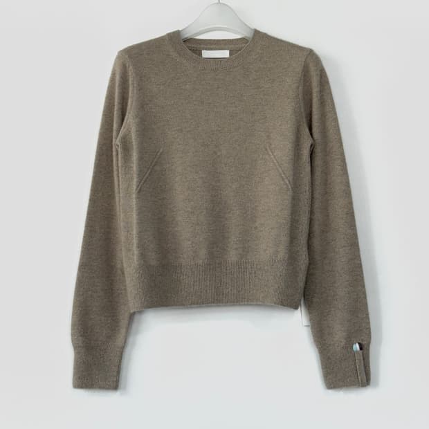 르캐시미어 24 니트 스웨터 (BEIGE)