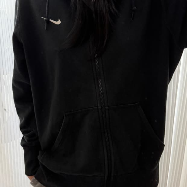 나이키 블랙 후드집업 2xl