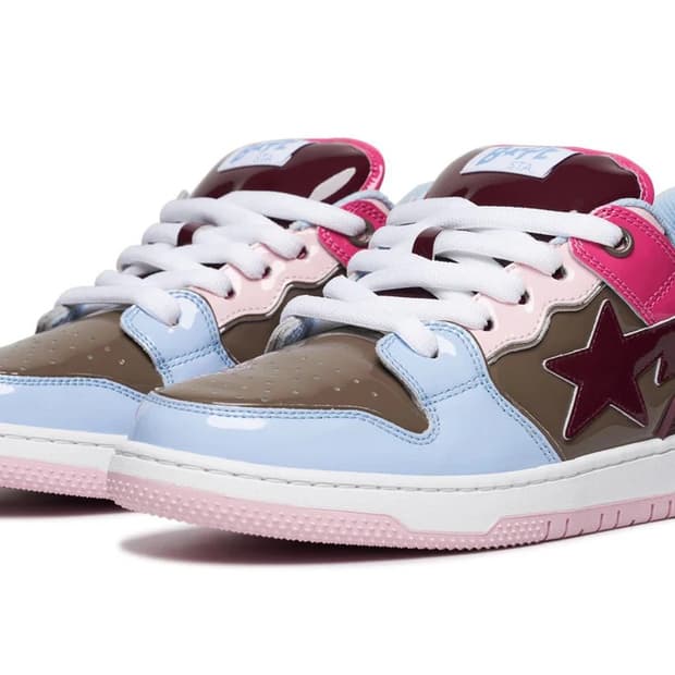Bapesta blue/pink