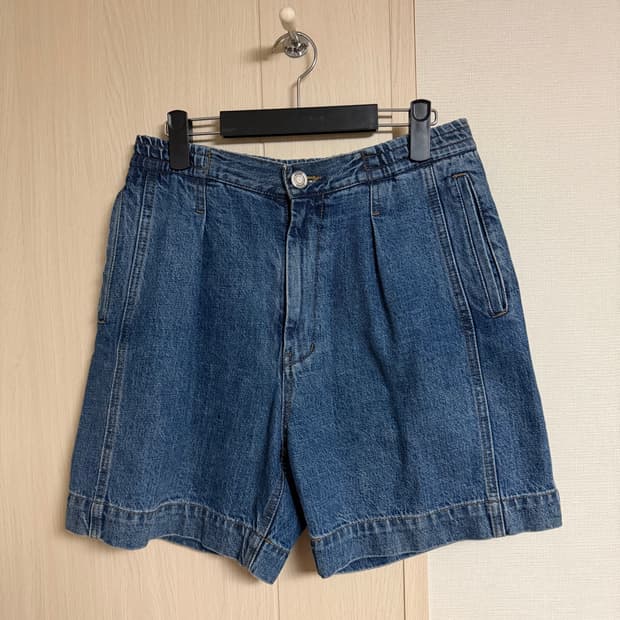 준지 데님 쇼츠 반바지