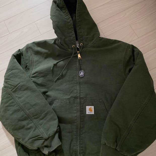 칼하트윕 25FW 액티브 자켓 스톤 캔버스 M