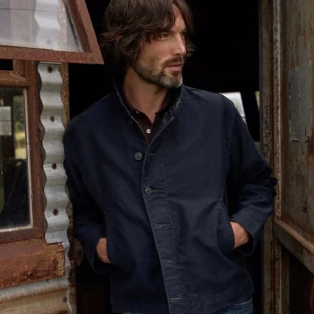 더블알엘 (RRL) 정글클로스 덱자켓 네이비 