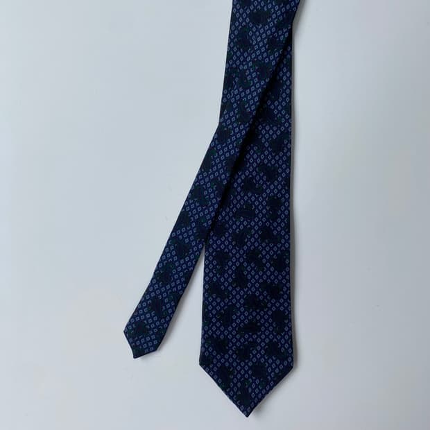 랑방 페이즐리 정품 명품넥타이 (LANVIN)