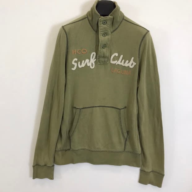 홀리스터 서프클럽 Y2K 빈티지 하프집업 [M]