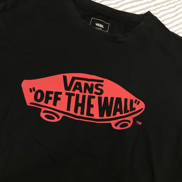 vans 반스 로고 반팔