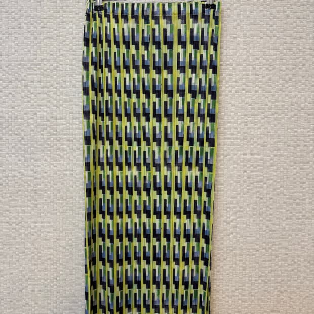 플리츠플리즈 률 스커트 엘로우