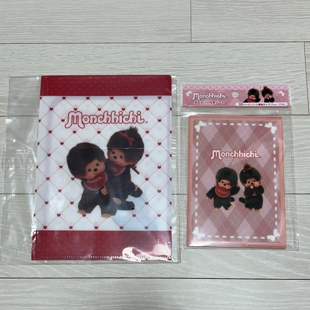 몬치치 A5 파일 + A6 줄노트 커버 파일 세트