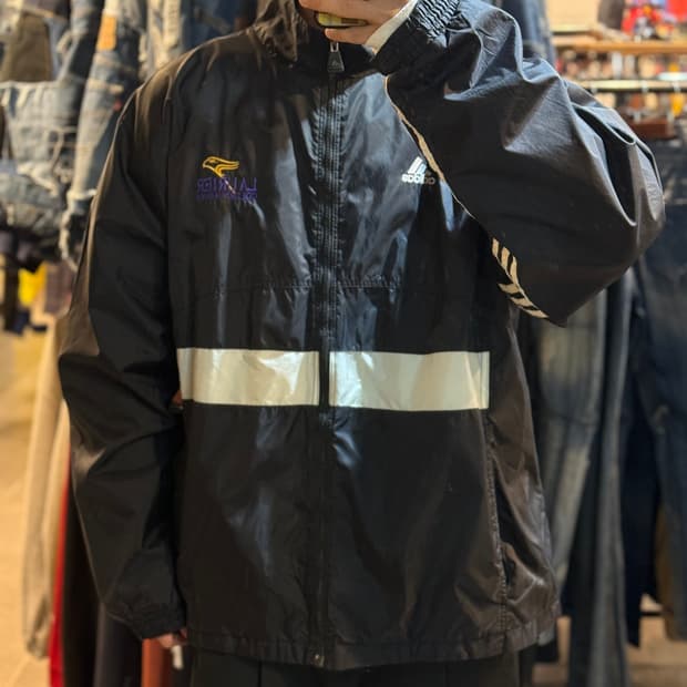 [NO.9] ADIADS 아디다스 패치워크 라인 윈드브레이커