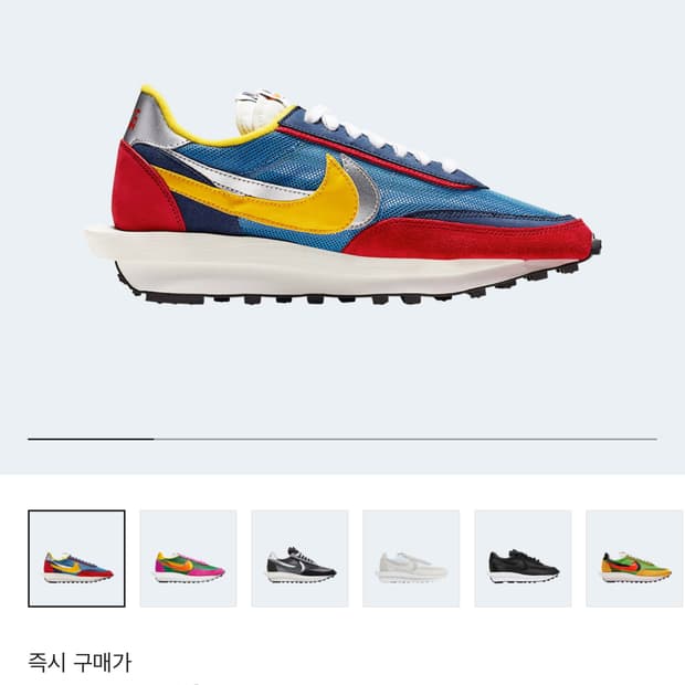 [285] 나이키 x 사카이 LD와플 블루 멀티