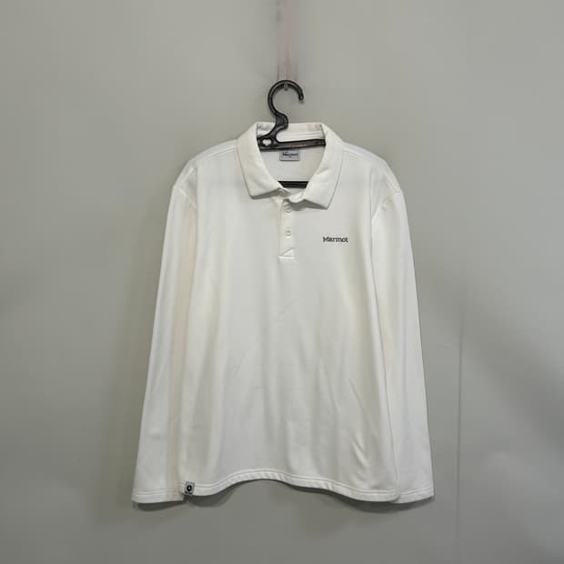 마모트 남성 기모 티셔츠 110 화이트