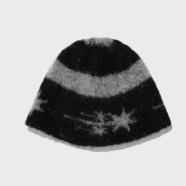 [새상품] 나이스고스트클럽 3star 모헤어 비니 블랙