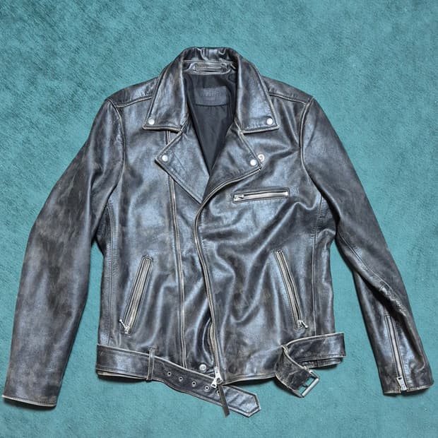 올세인츠 가죽자켓