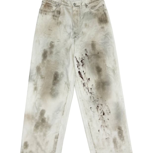 q-a-p / Dirty Baggy Pants - Cream / 2