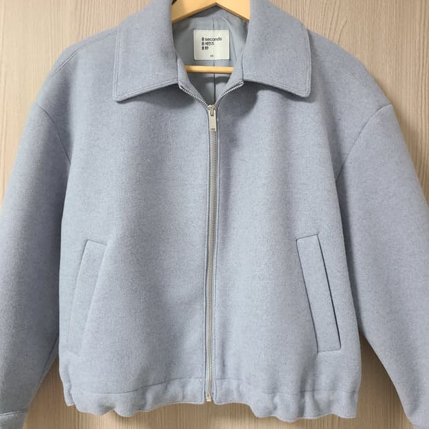 에잇세컨즈 블루종자켓 민트색