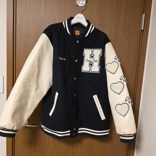 휴먼메이드 19fw 바시티 자켓 xl