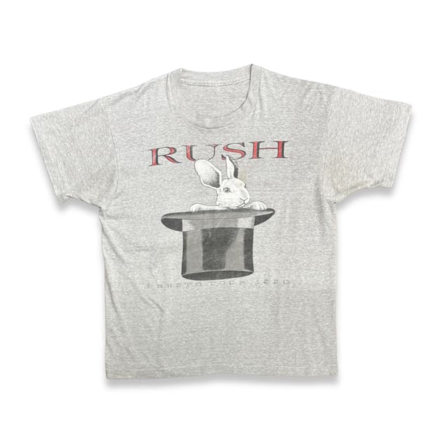 1990' RUSH Presto 앨범 투어 티셔츠 L