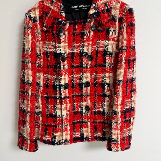 준야 와타나베 트위드 자켓