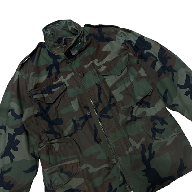 Us Army M-65 우드랜드 카모 필드자켓