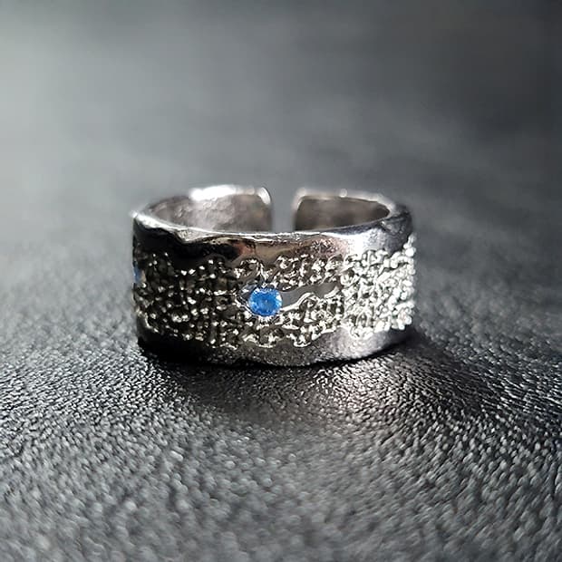 Held 실버 남자 엔틱 빈티지 명품 고대 은하수 별 반지