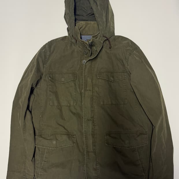 희귀!! GAP 갭 밀리터리 멀티포켓 야상 필드 후드 자켓 L