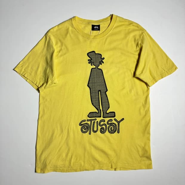 스투시 STUSSY 레게몬 체크 코튼 반팔 티셔츠 R2871