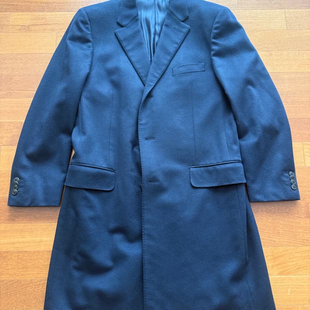 니나리치 캐시미어 100 네이비 싱글코트