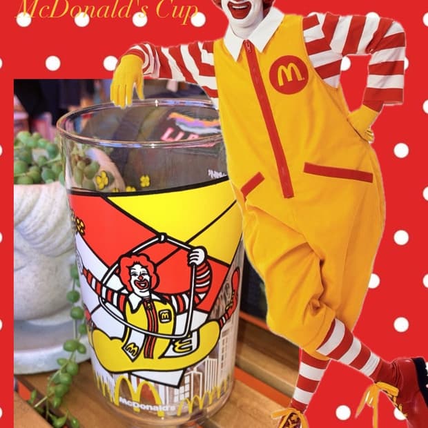 1970s 맥도날드 유리컵