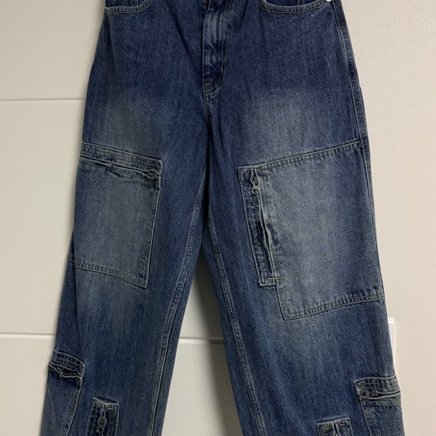 더바이닐하우스 플라이트 데님 팬츠 네이비