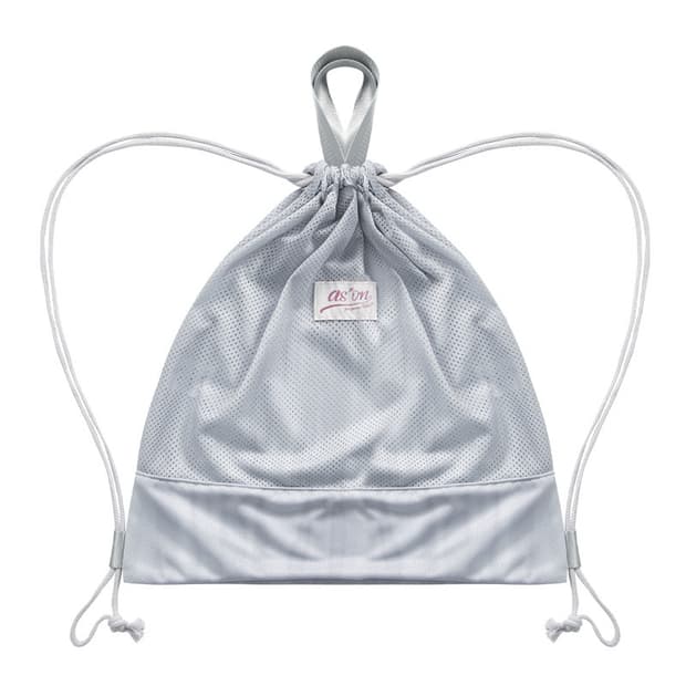 애즈온 DRAW STRING BAG / LIGHT GRAY