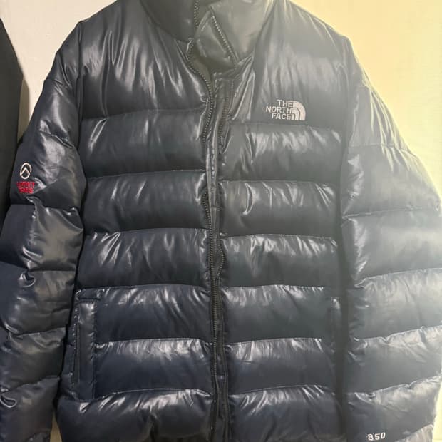노스페이스 써밋 850 패딩 네이비 xl