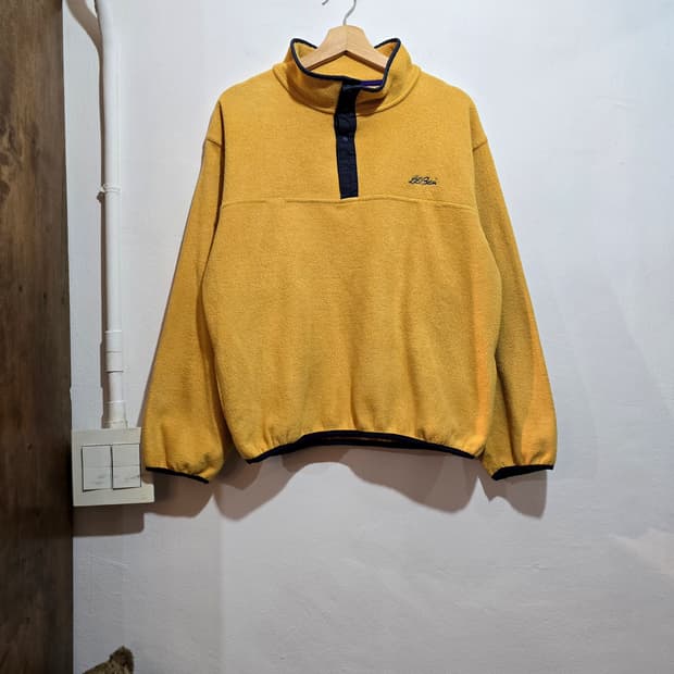 LLBean Fleece Pullover 옐로우 (엘엘빈 플리스)