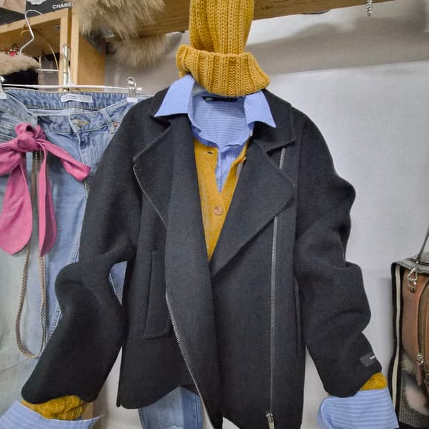 보니스팍스 핸드메이드. 집업자켓