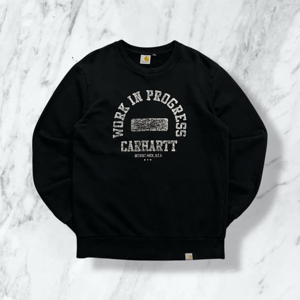 칼하트 wip 스웻 블랙 맨투맨 M